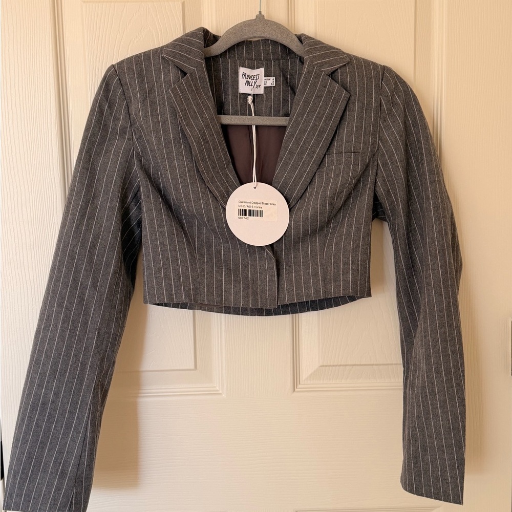 Princess Polly Claremont cropped blazer